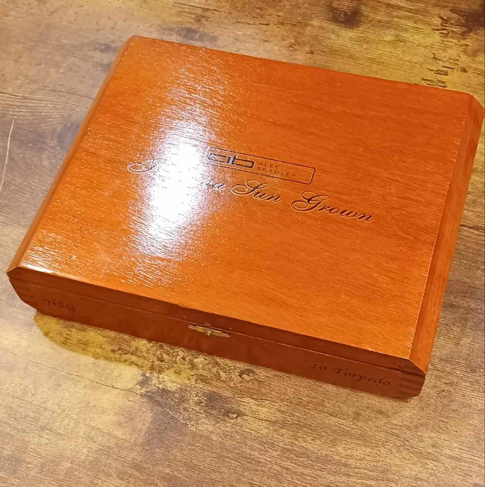 Alec Bradley Havana Sun Sun Grown Empty Wooden Cigar Box
